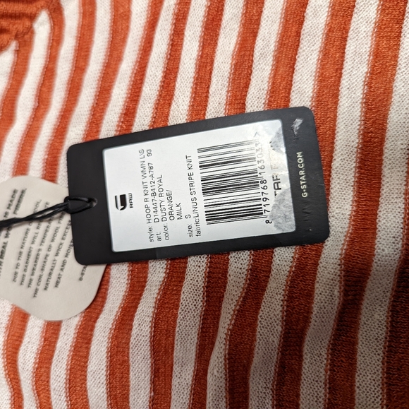NWT, G-star 50% wool lightweight sweater, size small - Picture 2 of 8